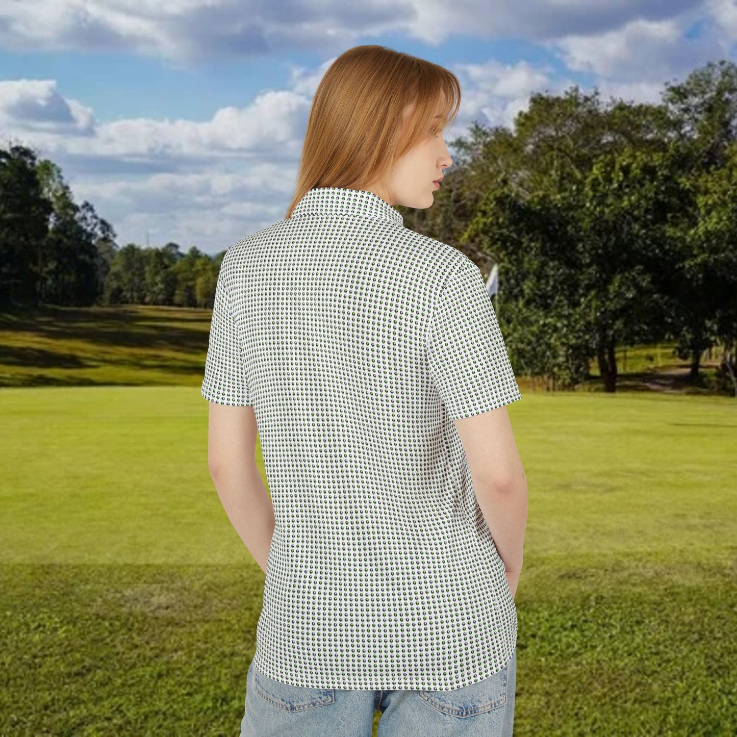 Intergalactic Duo Performance Golf Polo Shirt