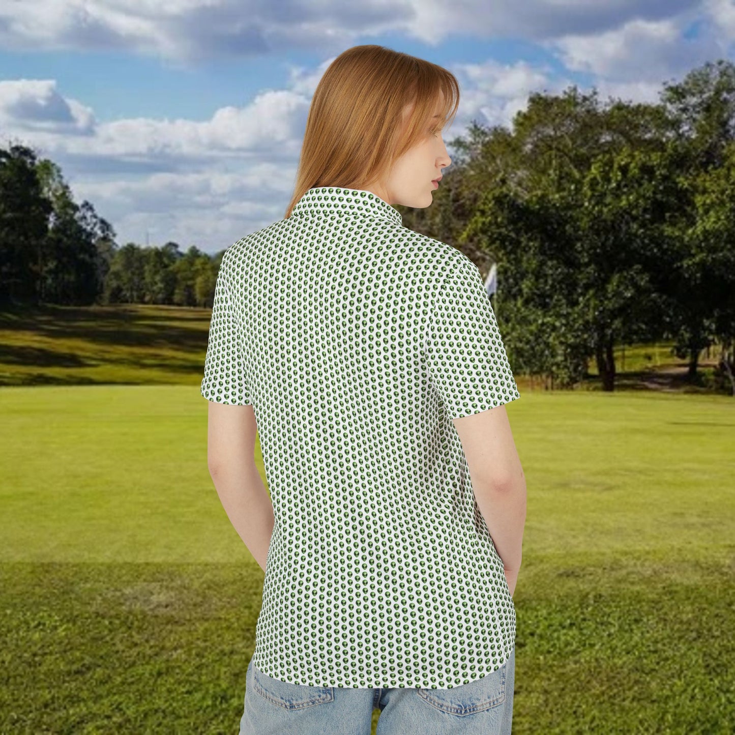 Alien Performance Golf Polo Shirt