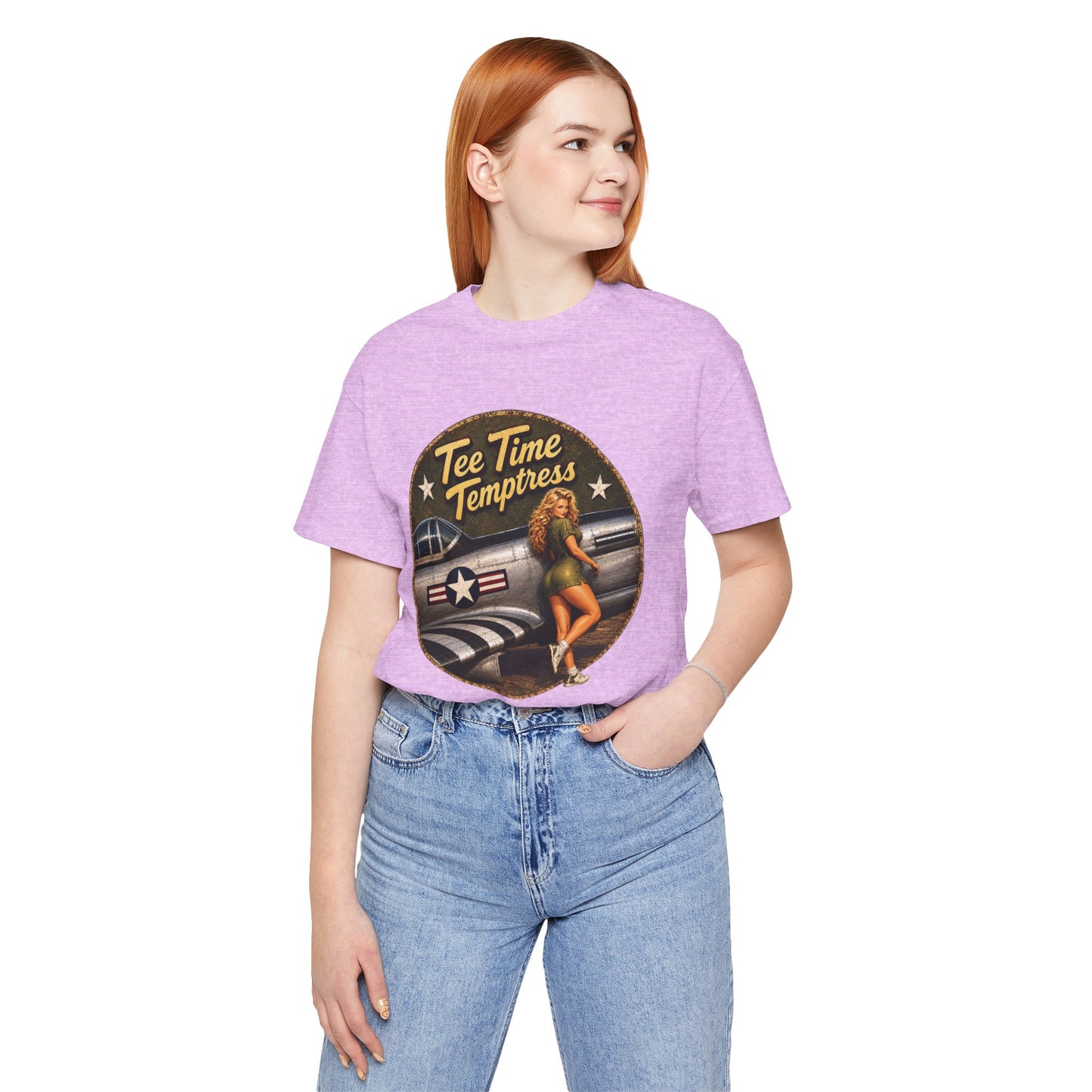 Tee Time Temptress Vintage Pin-Up Tee