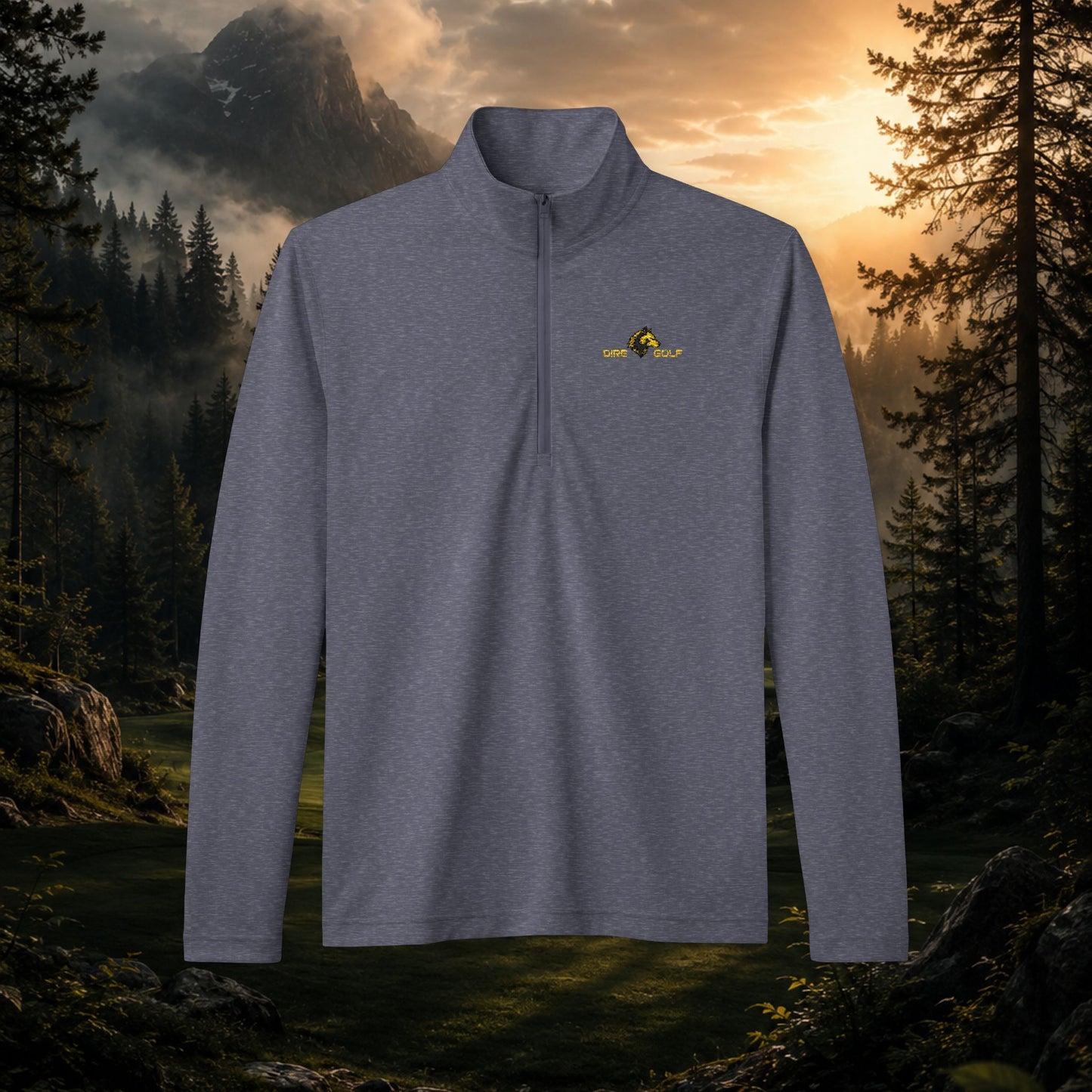 Classic Dire Golf Logo Quarter-Zip