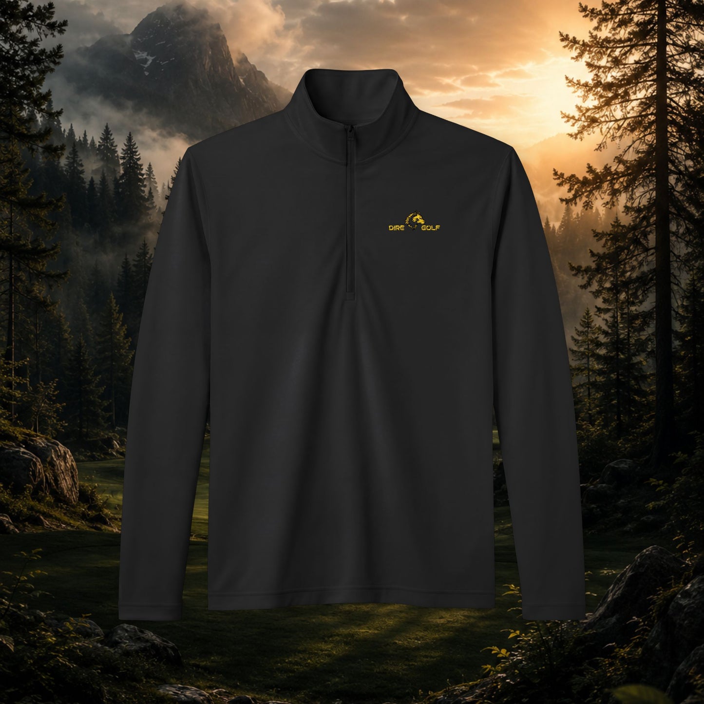 Classic Dire Golf Logo Quarter-Zip