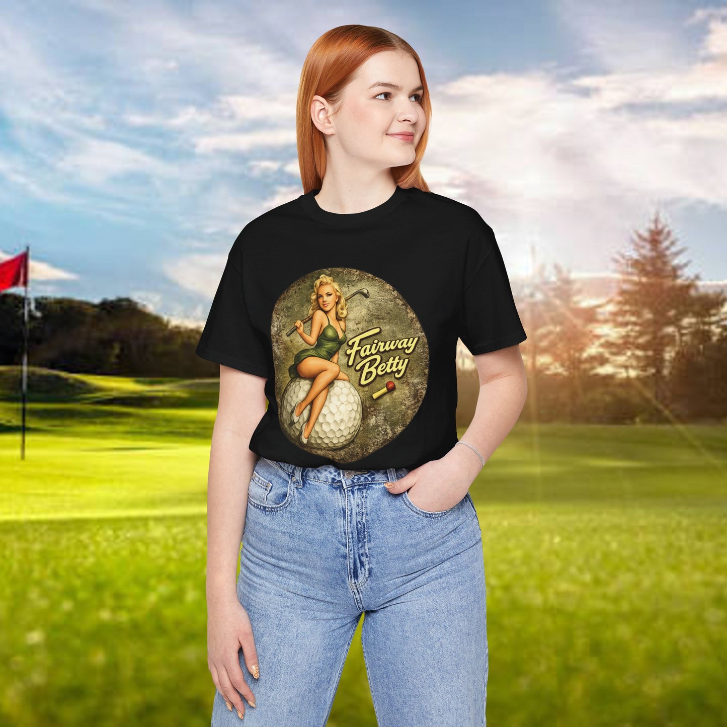 Fairway Betty Vintage Pin-Up Tee