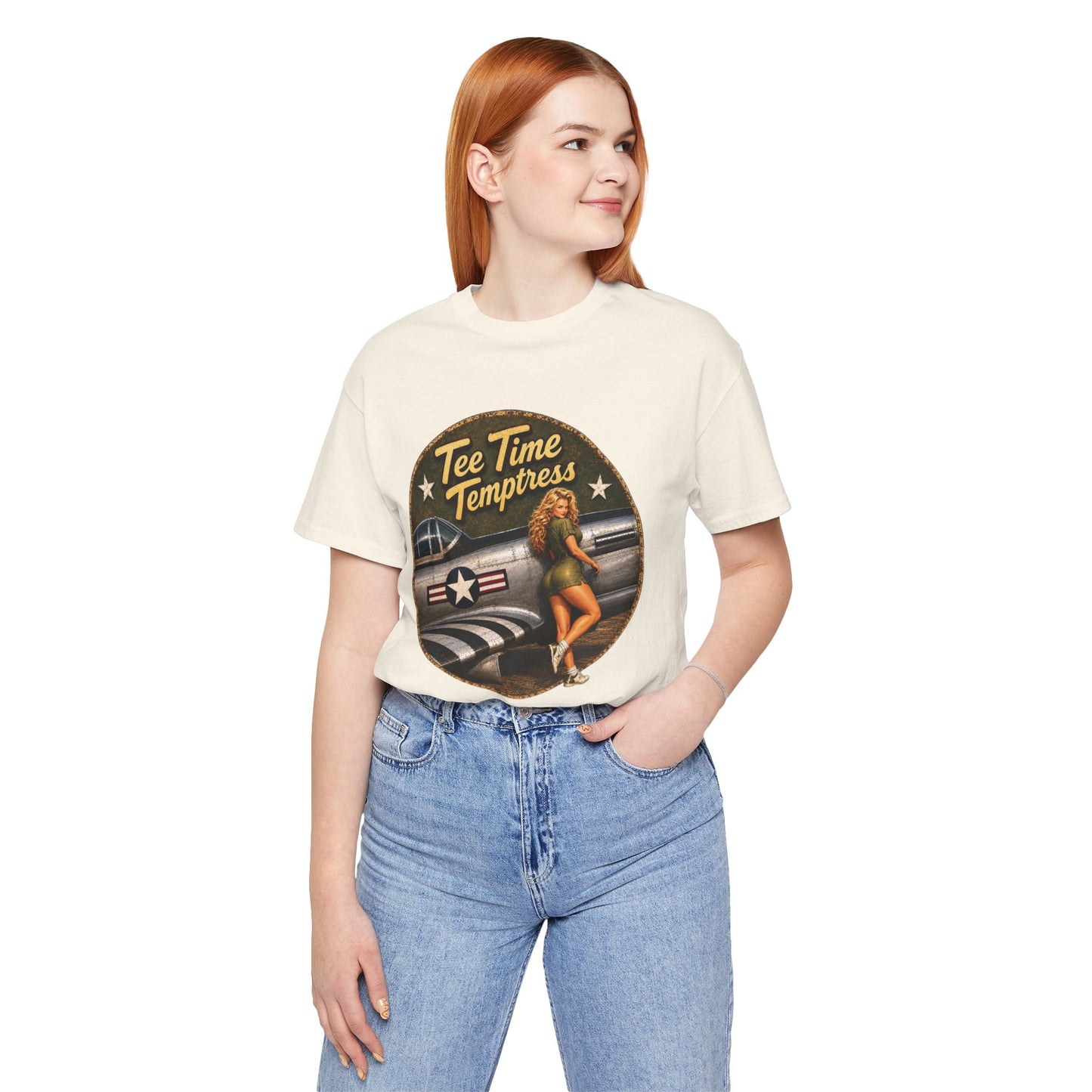 Tee Time Temptress Vintage Pin-Up Tee