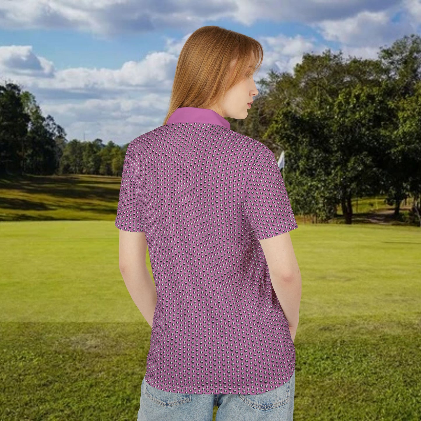 Alien Performance Golf Polo Shirt