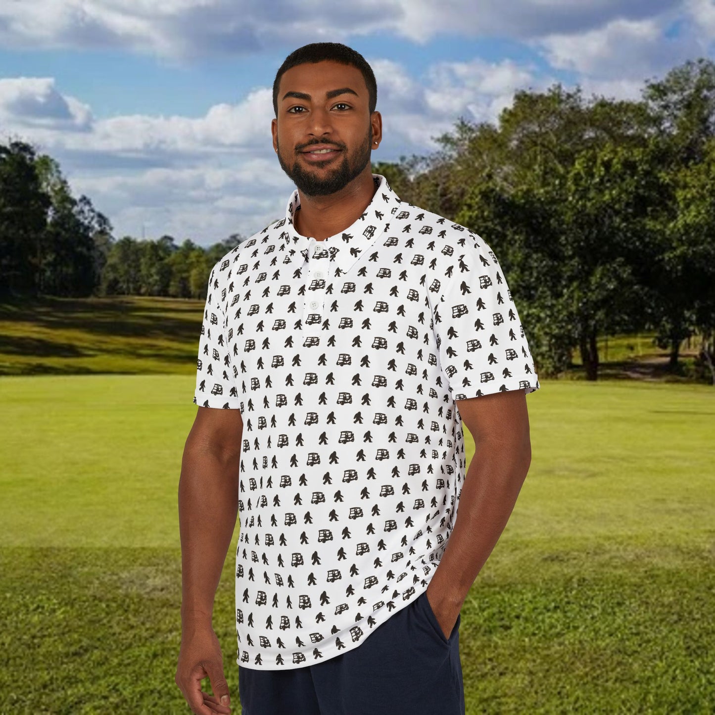 Classic Sasquatch Performance Golf Polo Shirt