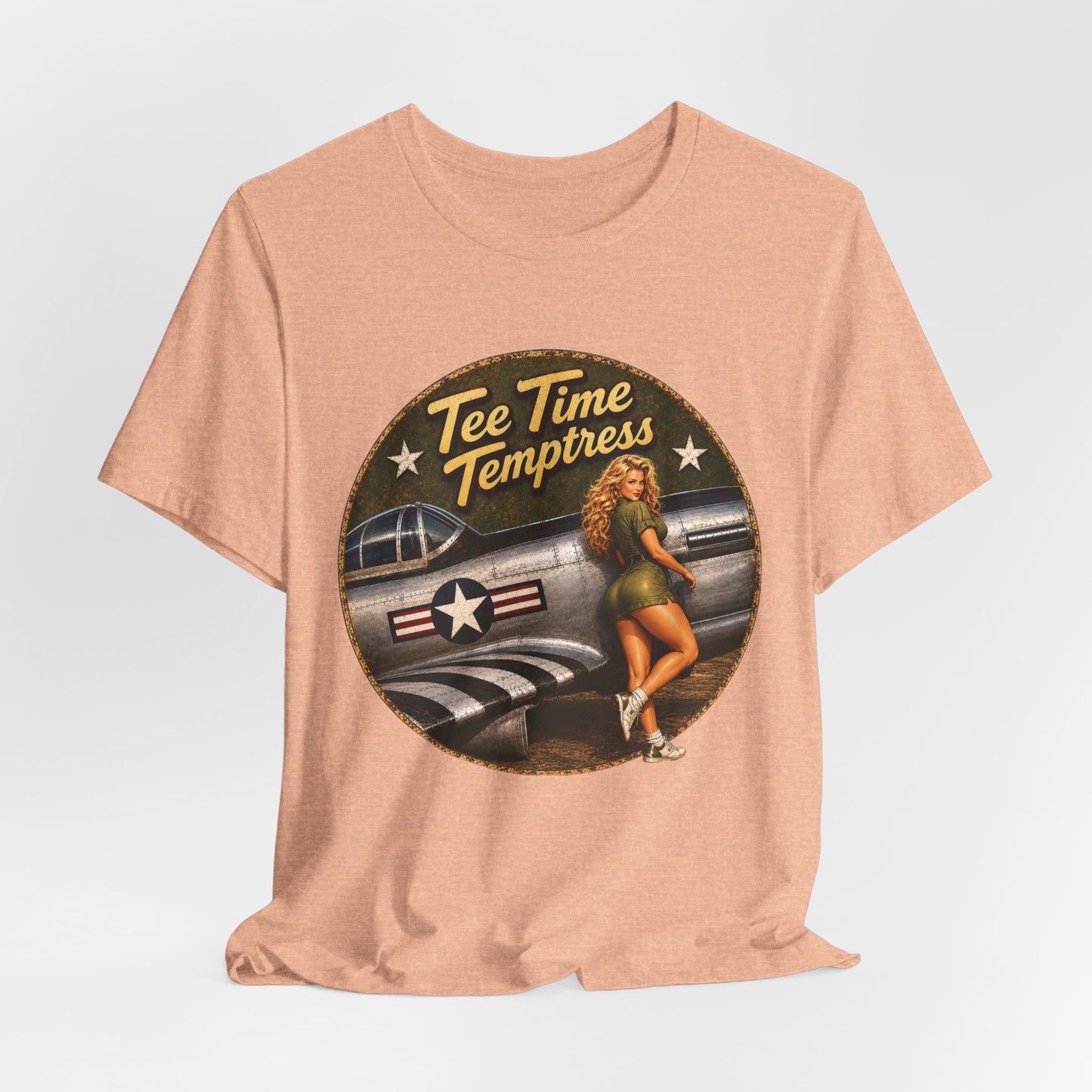 Tee Time Temptress Vintage Pin-Up Tee