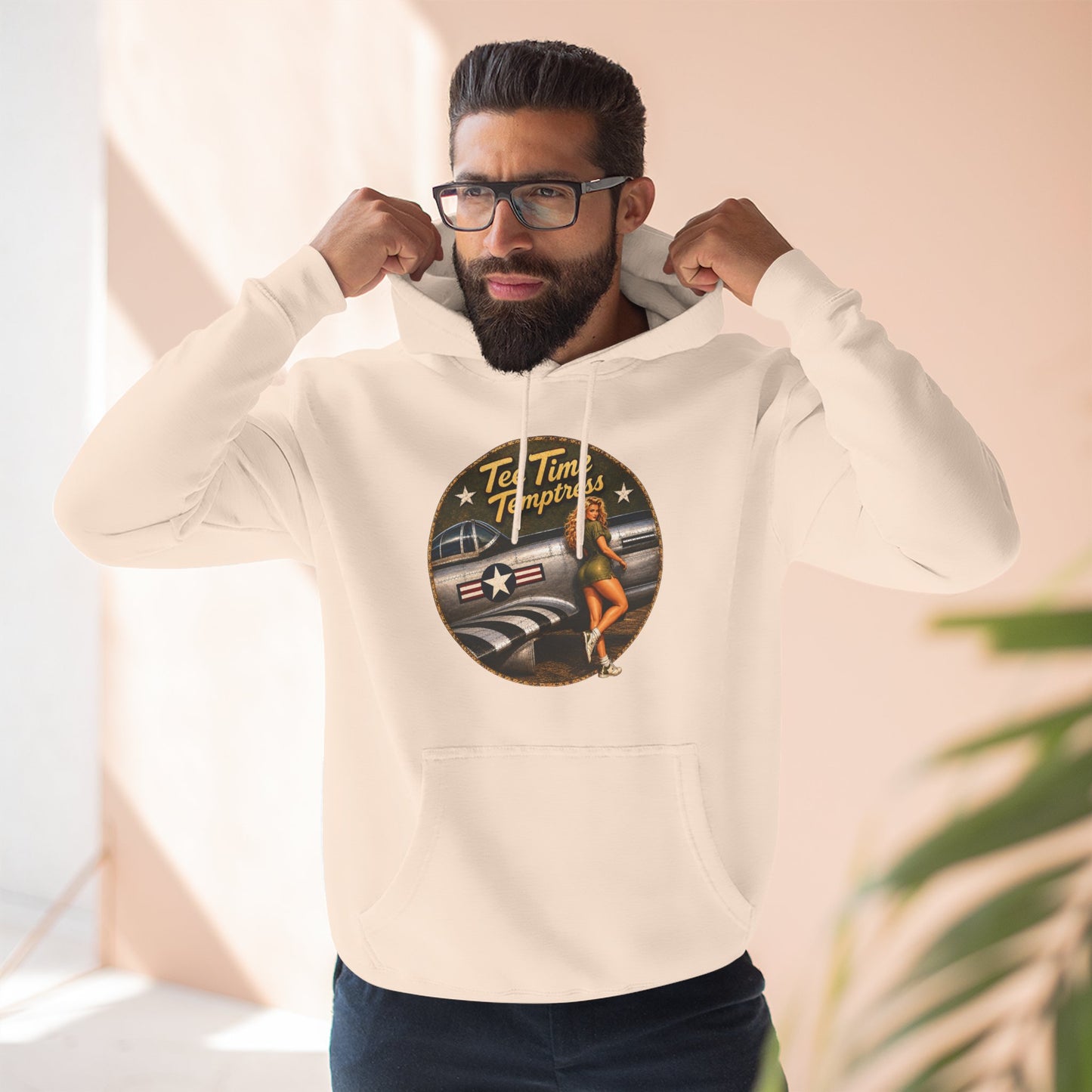 Tee Time Temptress Vintage Pinup Hoodie