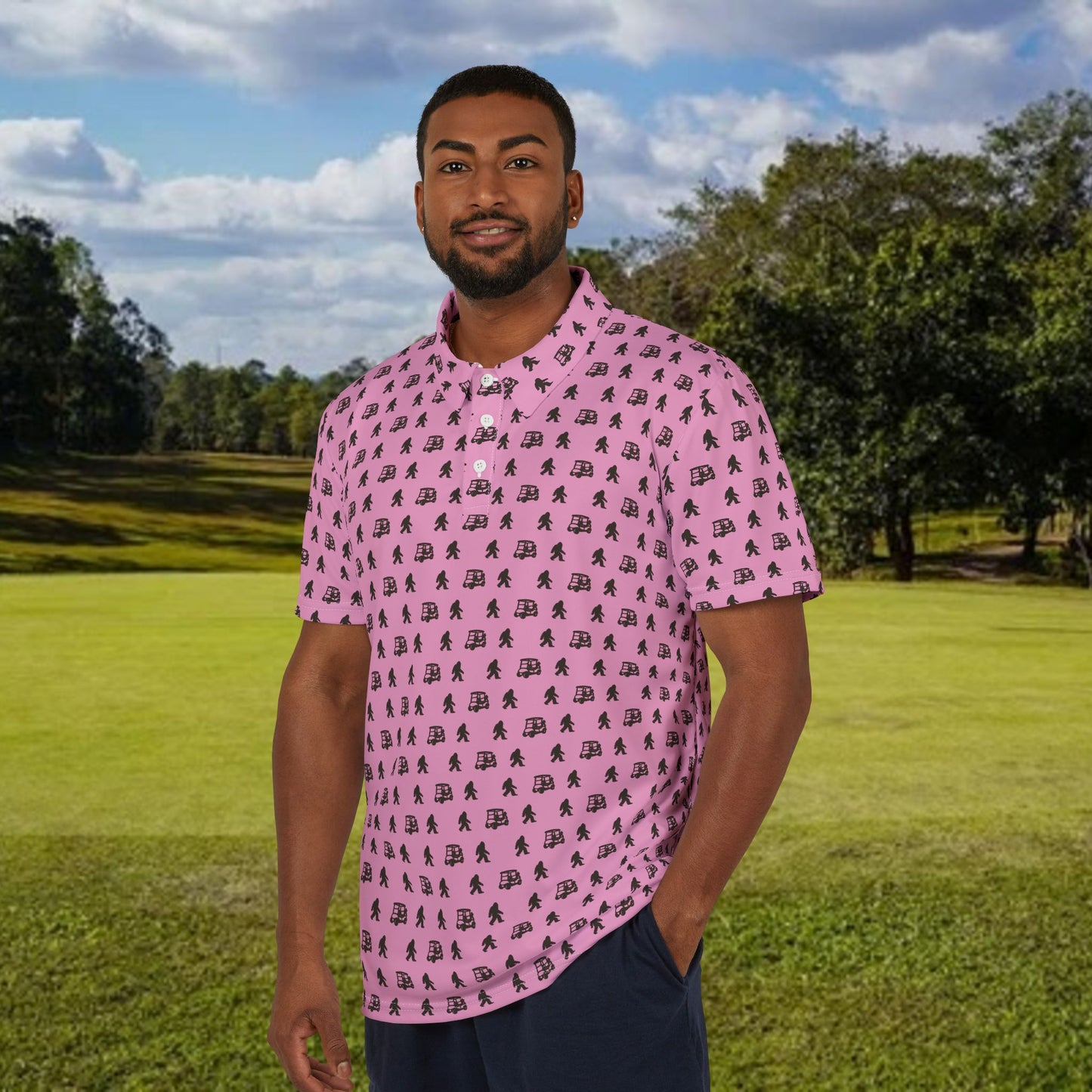 Classic Sasquatch Performance Golf Polo Shirt