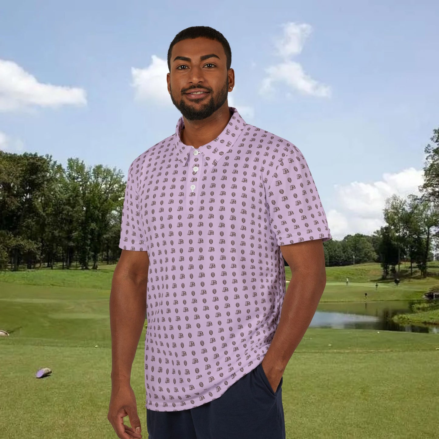Classic Sasquatch Performance Golf Polo Shirt