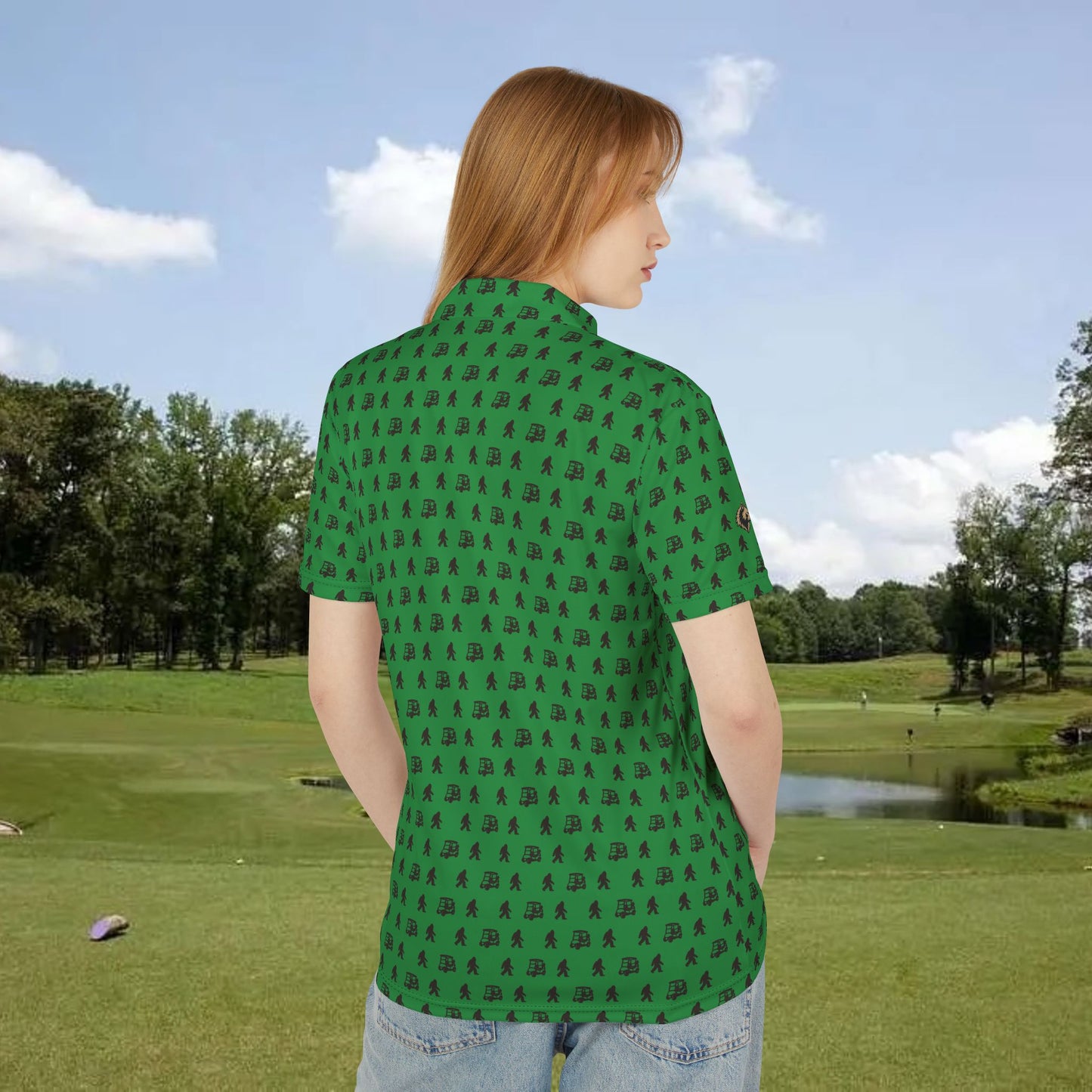 Classic Sasquatch Performance Golf Polo Shirt
