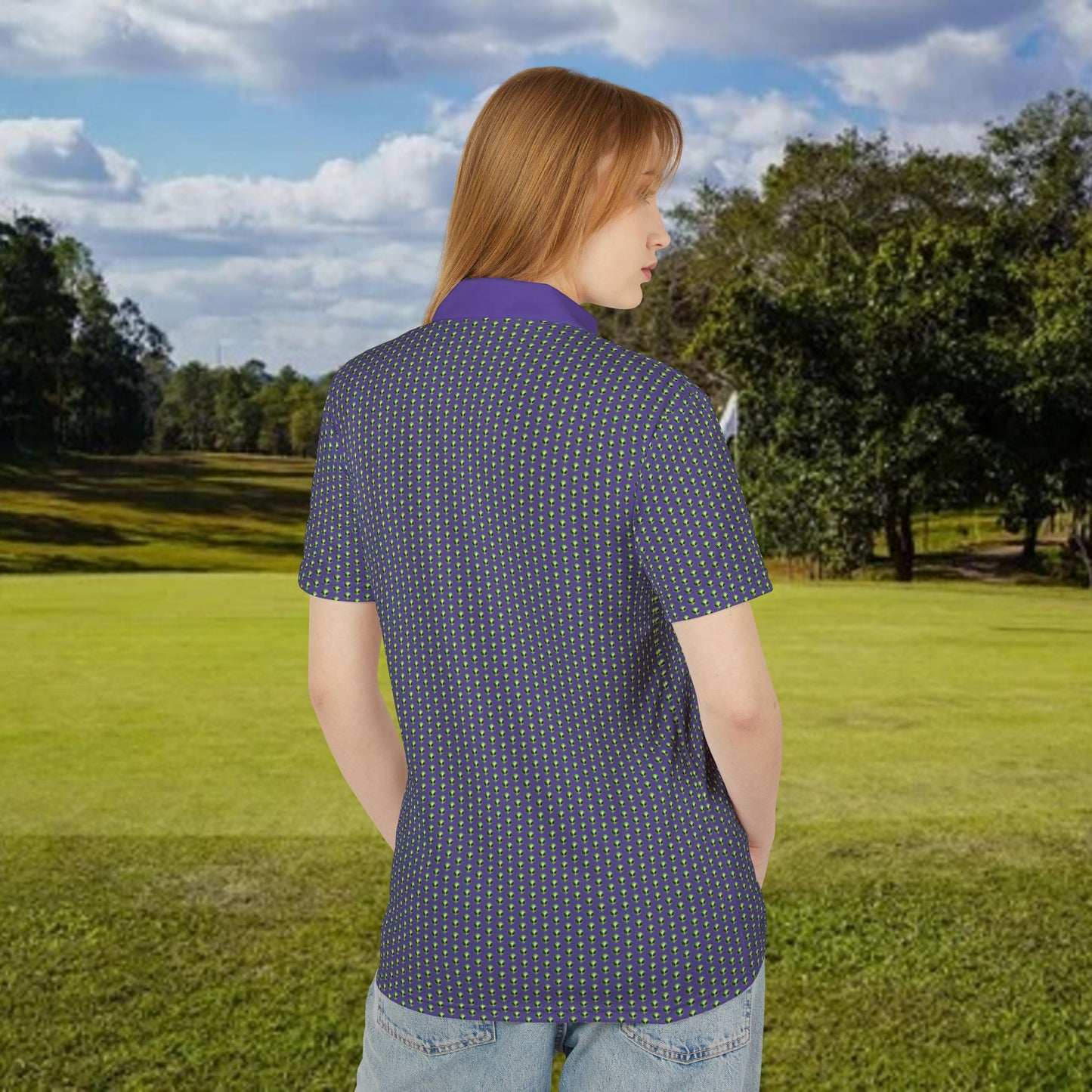 Alien Performance Golf Polo Shirt