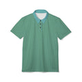 Into The Unknown Alien Golf Polo Shirt Green/Teal