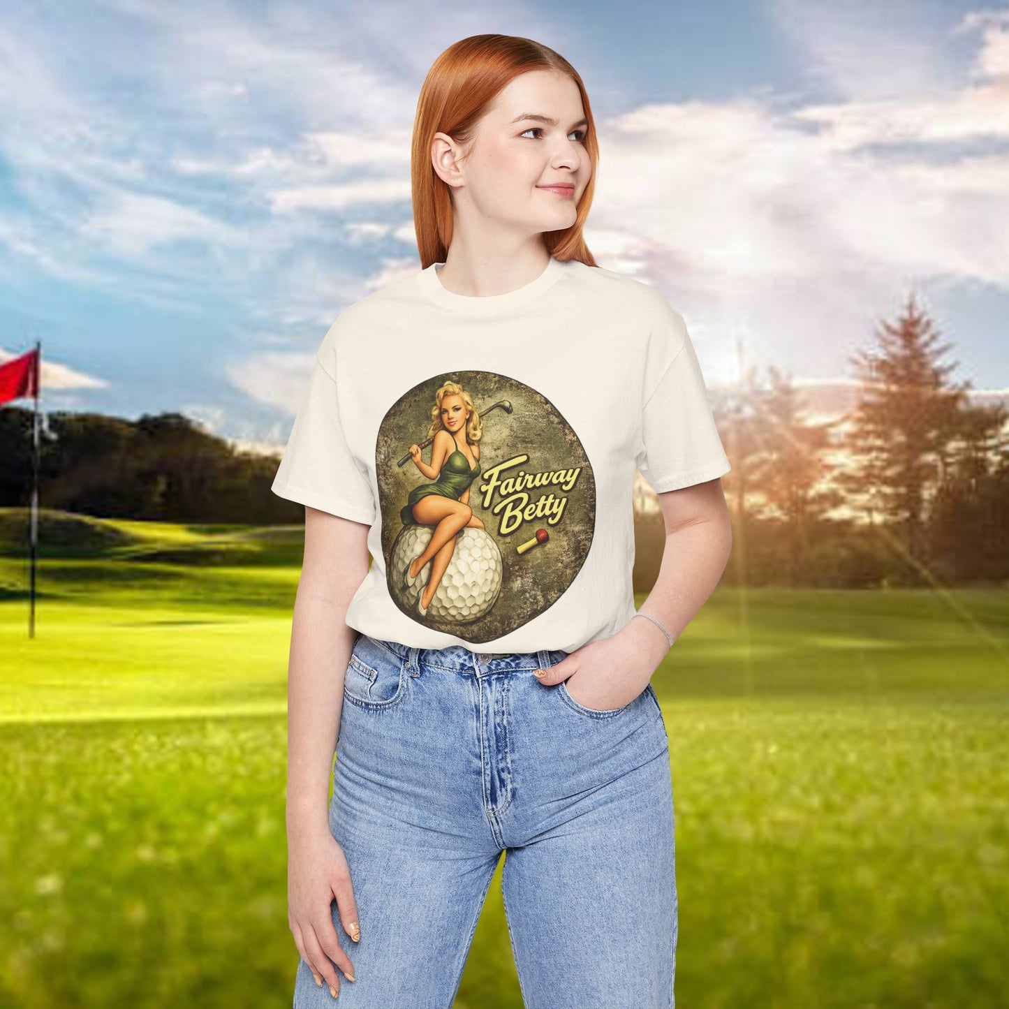 Fairway Betty Vintage Pin-Up Tee
