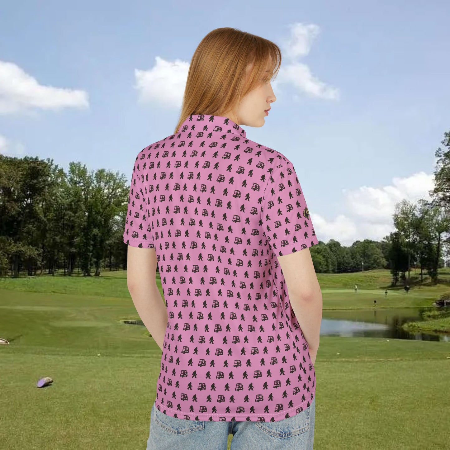 Classic Sasquatch Performance Golf Polo Shirt