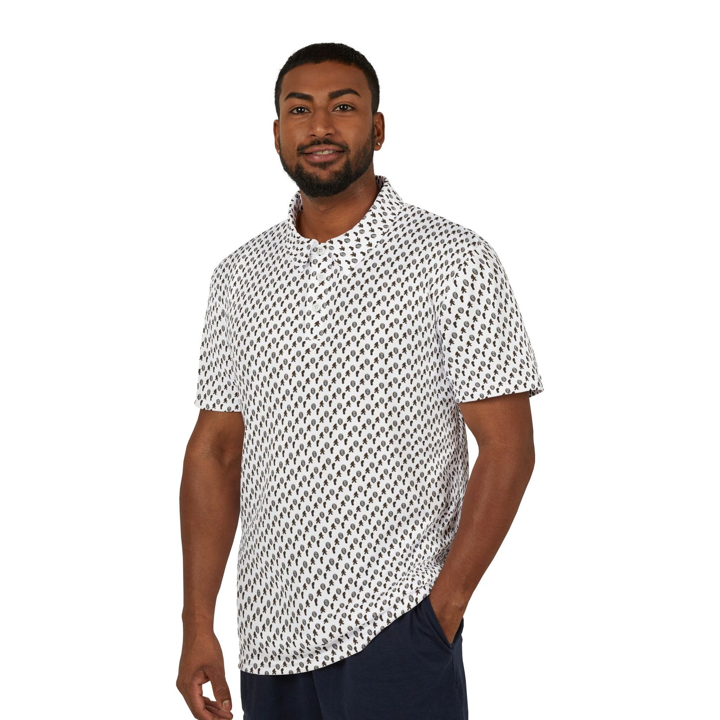 Into The Unknown Bigfoot Performance Golf Polo