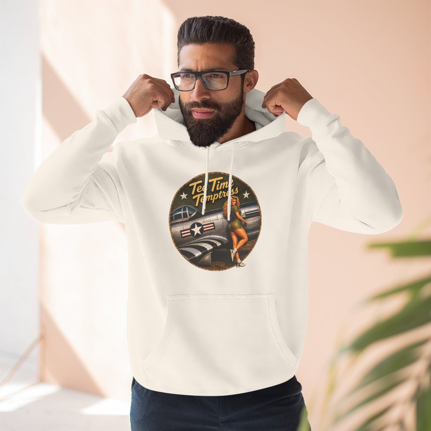 Tee Time Temptress Vintage Pinup Hoodie