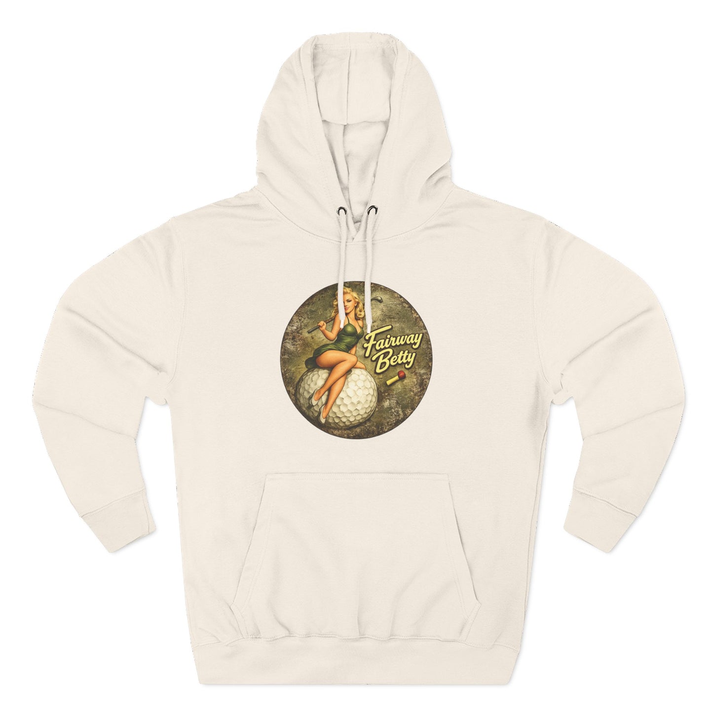Fairway Betty Vintage Pinup Hoodie