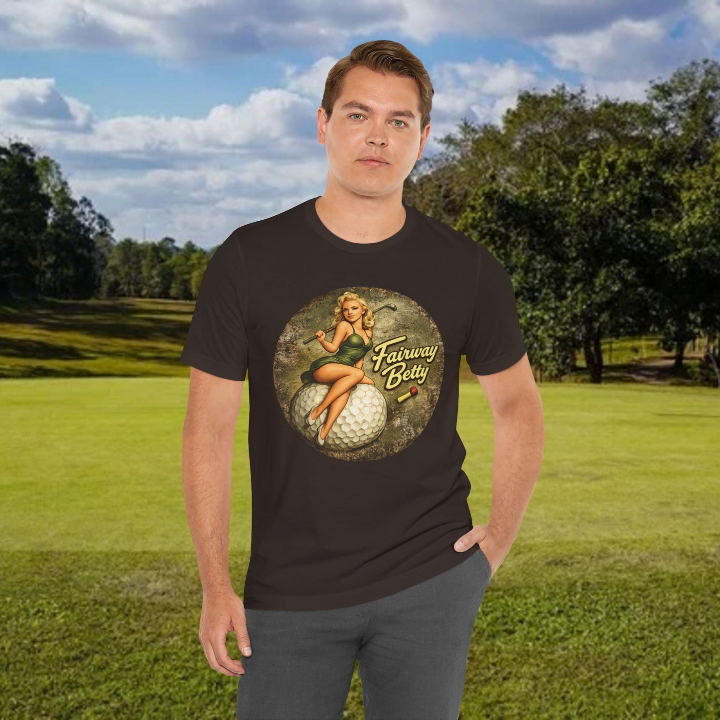 Fairway Betty Vintage Pin-Up Tee