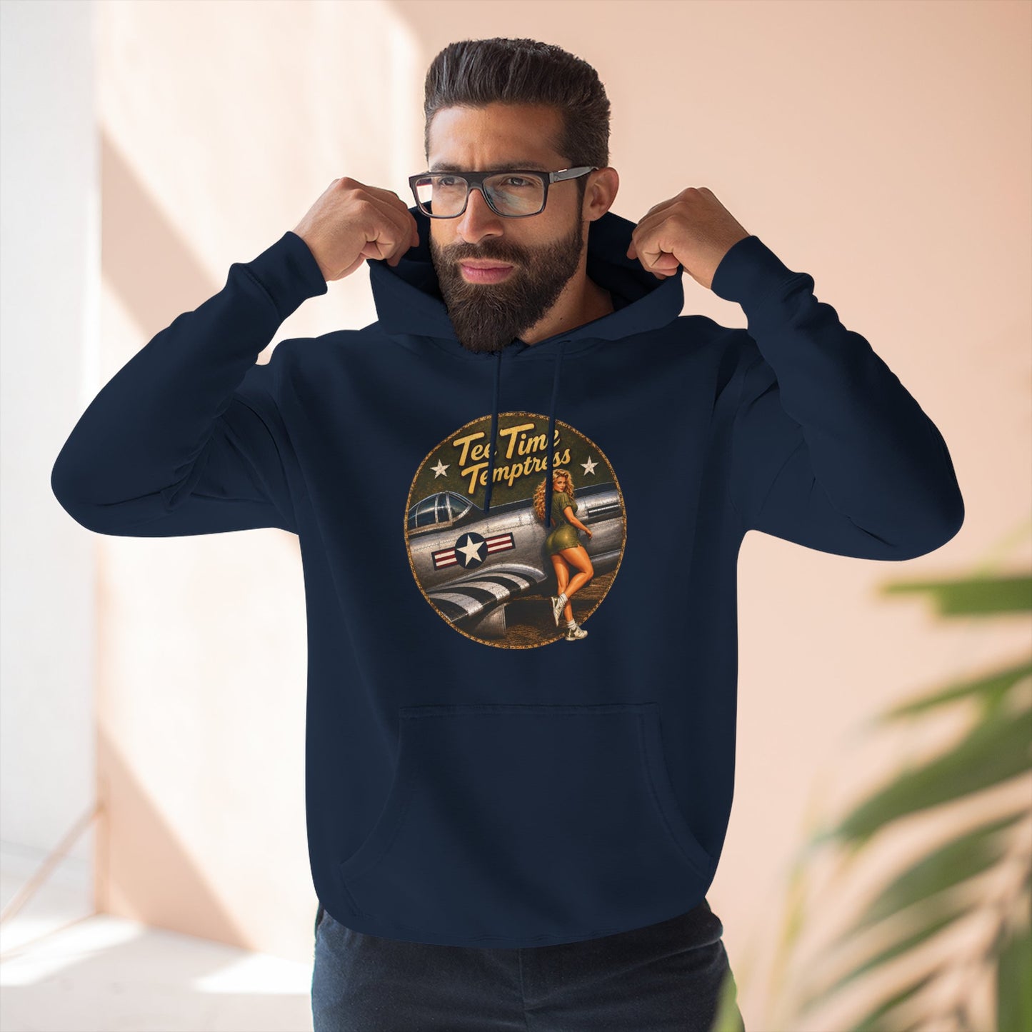 Tee Time Temptress Vintage Pinup Hoodie