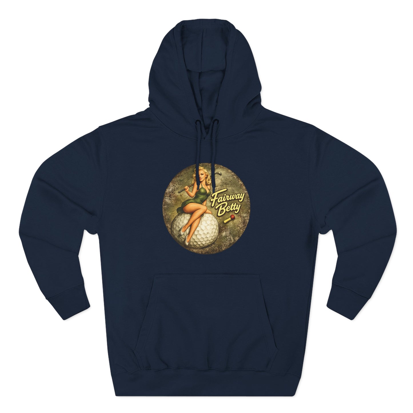 Fairway Betty Vintage Pinup Hoodie
