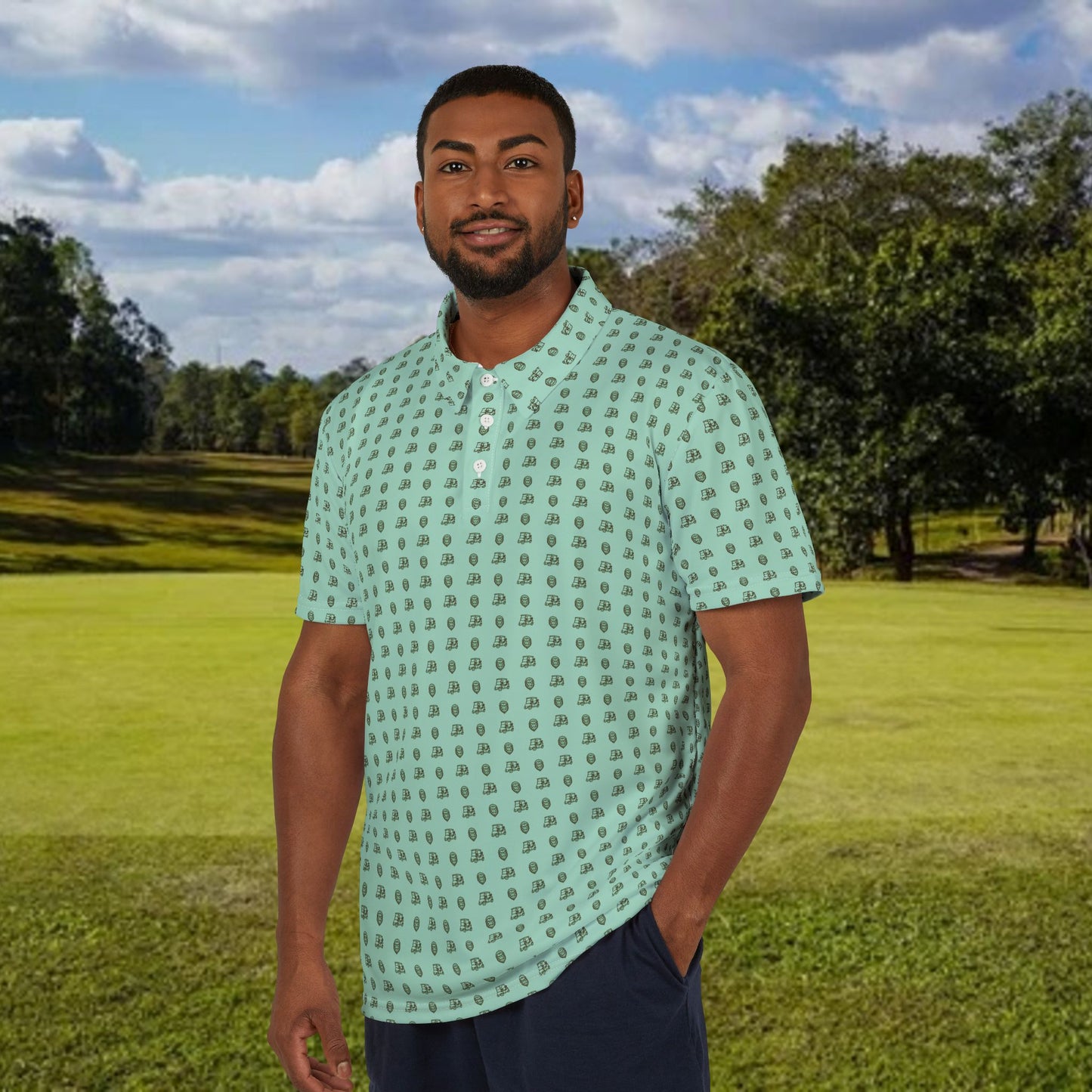 Classic Sasquatch Performance Golf Polo Shirt