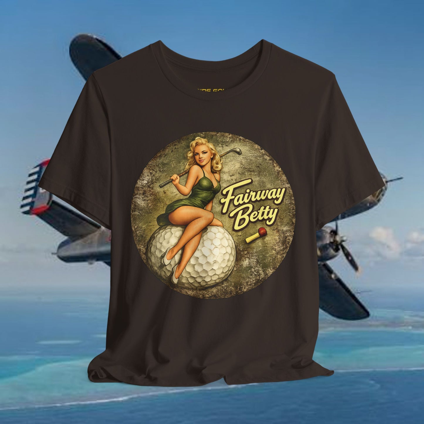 Fairway Betty Vintage Pin-Up Tee