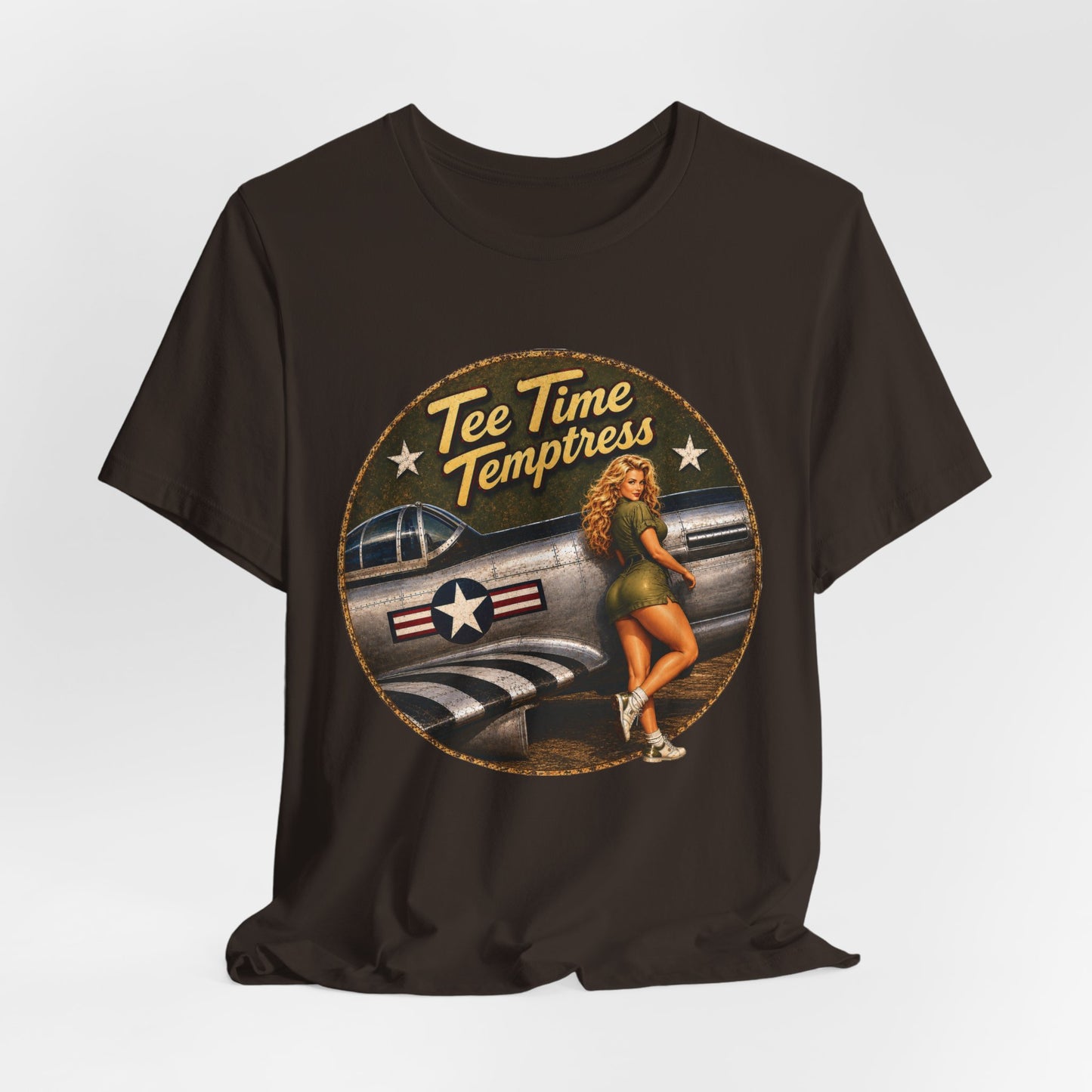 Tee Time Temptress Vintage Pin-Up Tee
