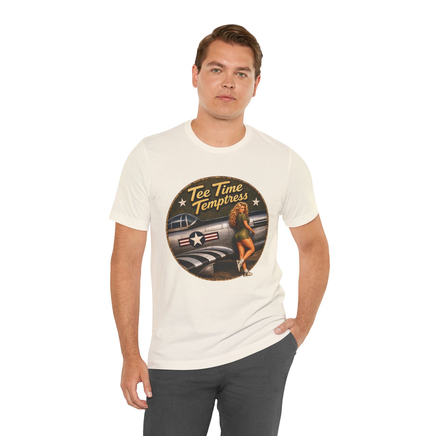 Tee Time Temptress Vintage Pin-Up Tee