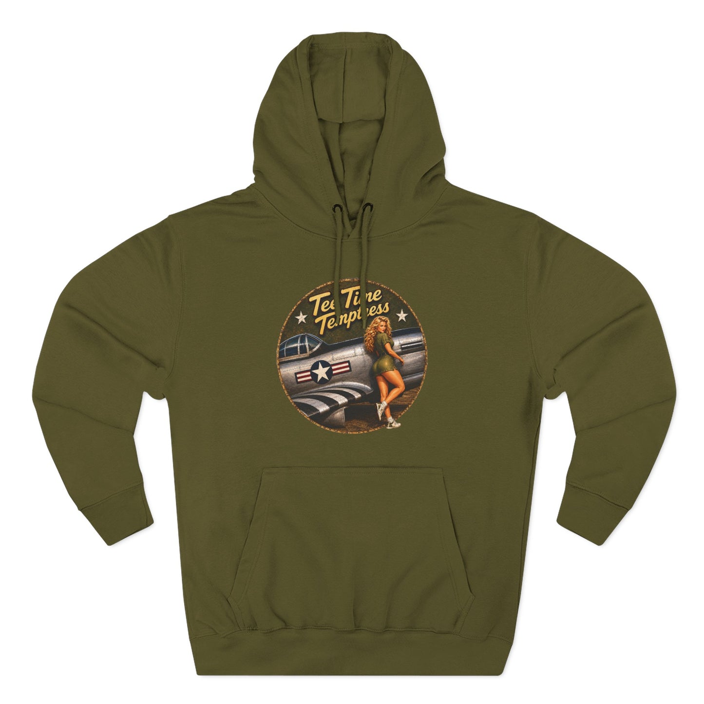 Tee Time Temptress Vintage Pinup Hoodie