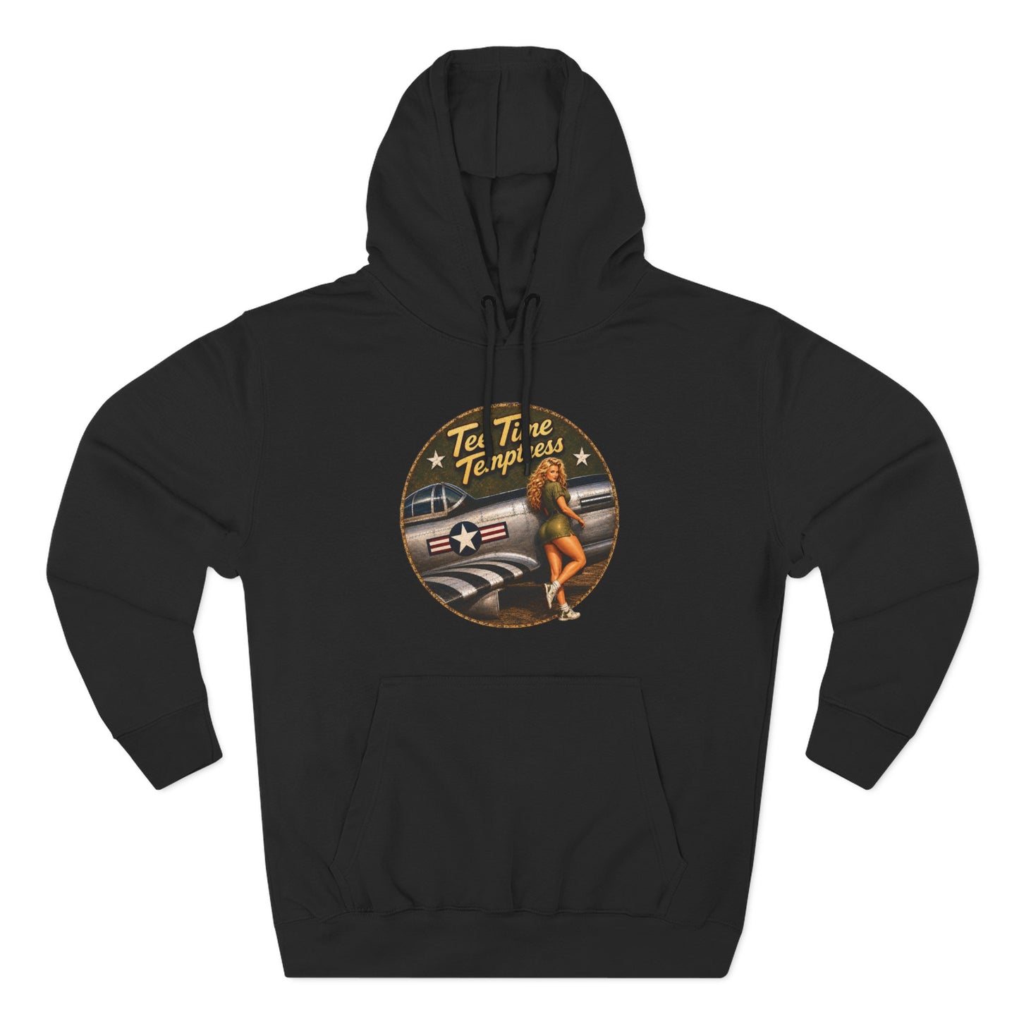 Tee Time Temptress Vintage Pinup Hoodie