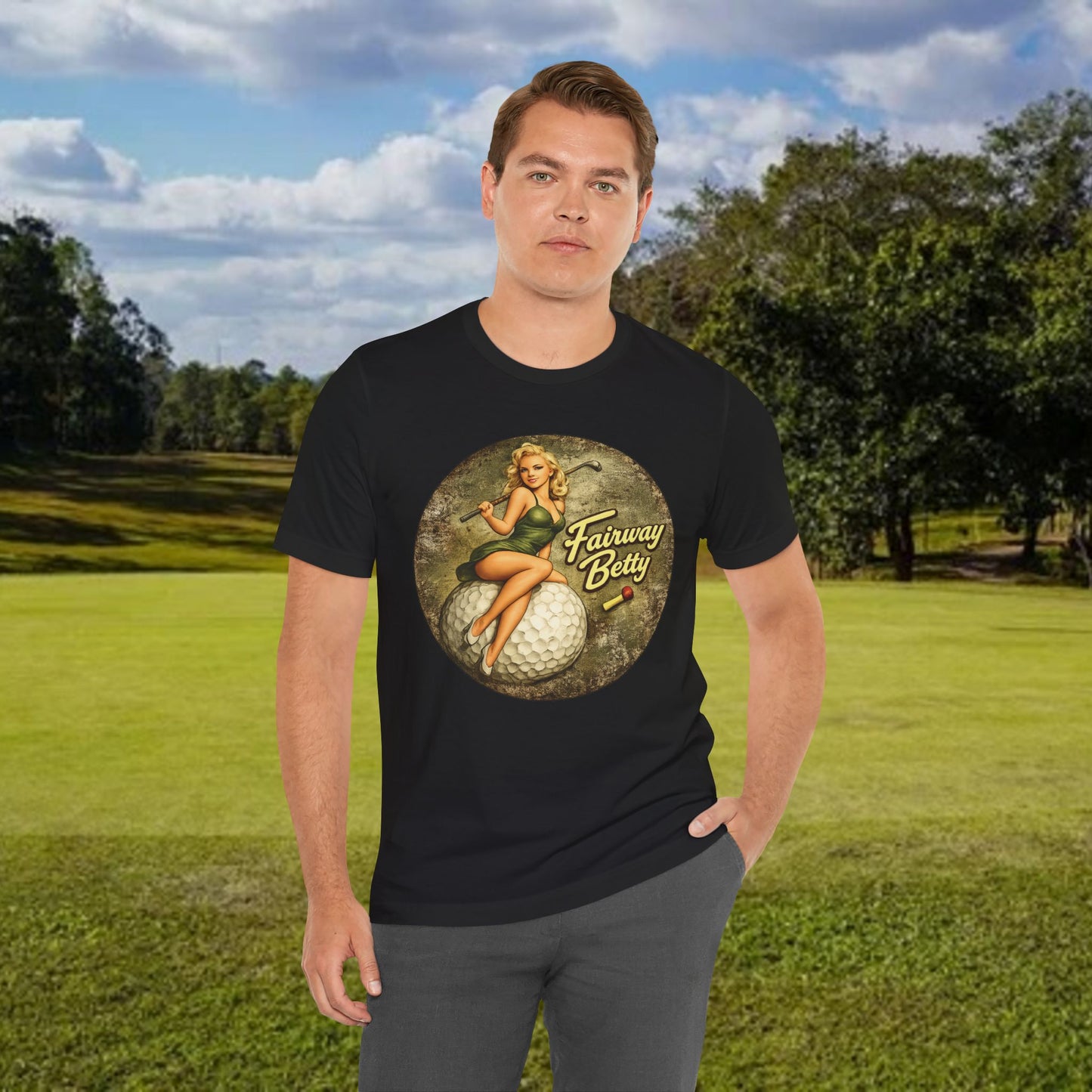 Fairway Betty Vintage Pin-Up Tee