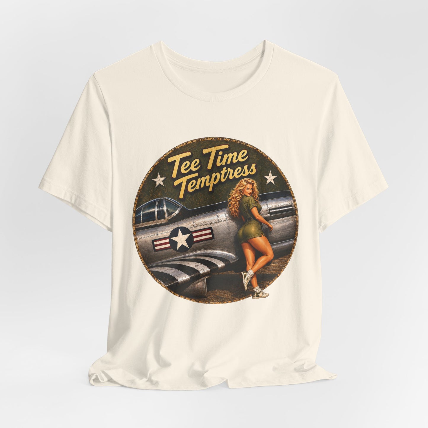 Tee Time Temptress Vintage Pin-Up Tee
