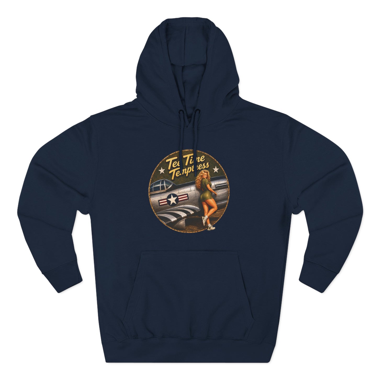 Tee Time Temptress Vintage Pinup Hoodie