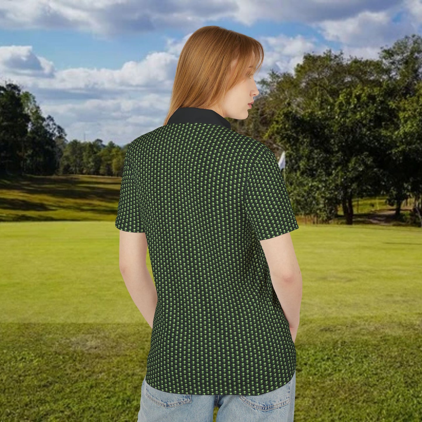 Alien Performance Golf Polo Shirt