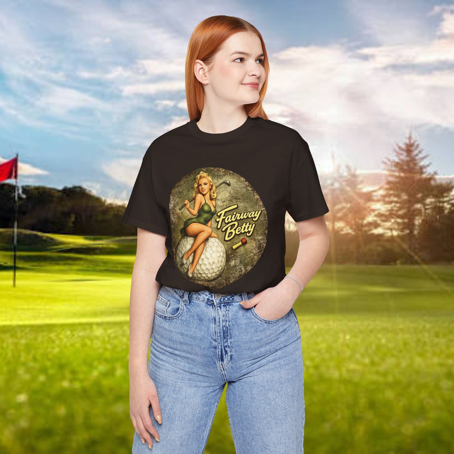 Fairway Betty Vintage Pin-Up Tee
