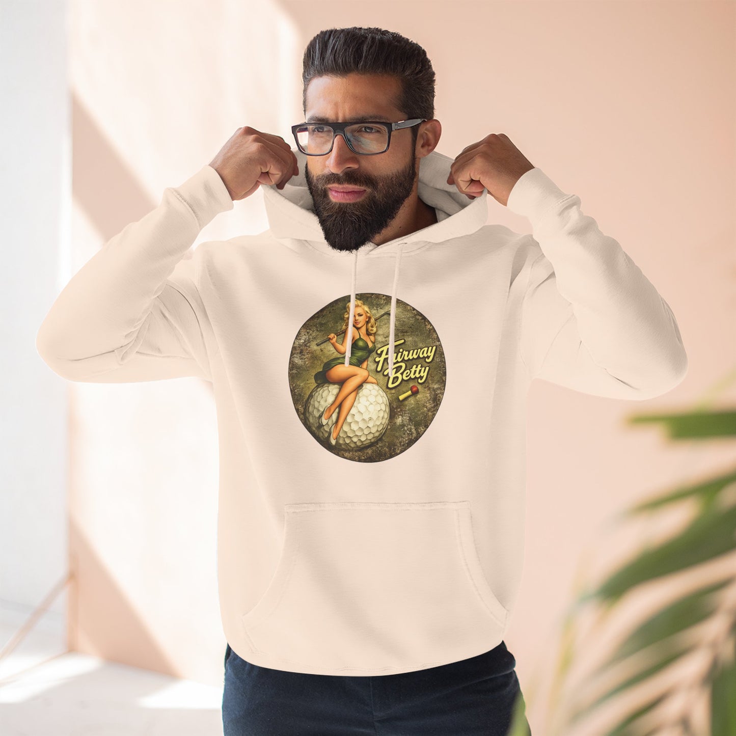 Fairway Betty Vintage Pinup Hoodie