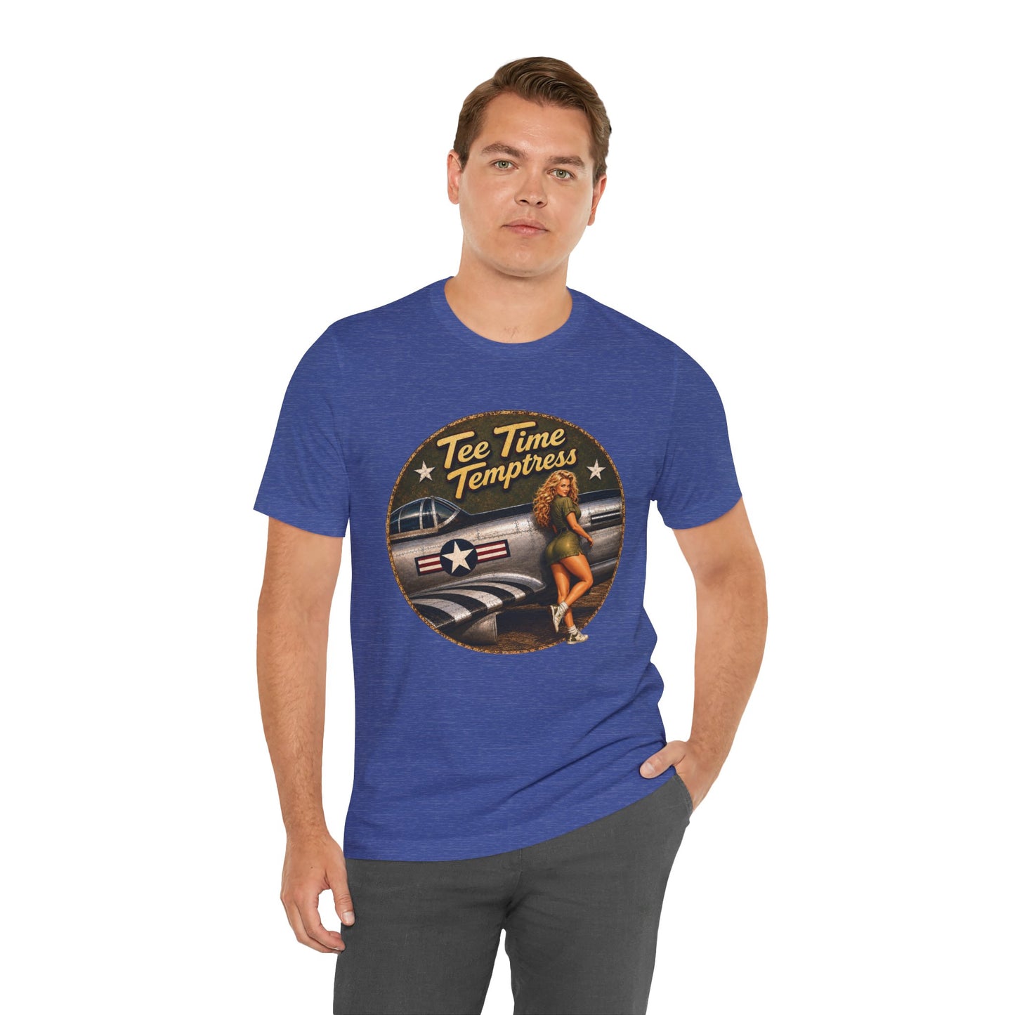 Tee Time Temptress Vintage Pin-Up Tee