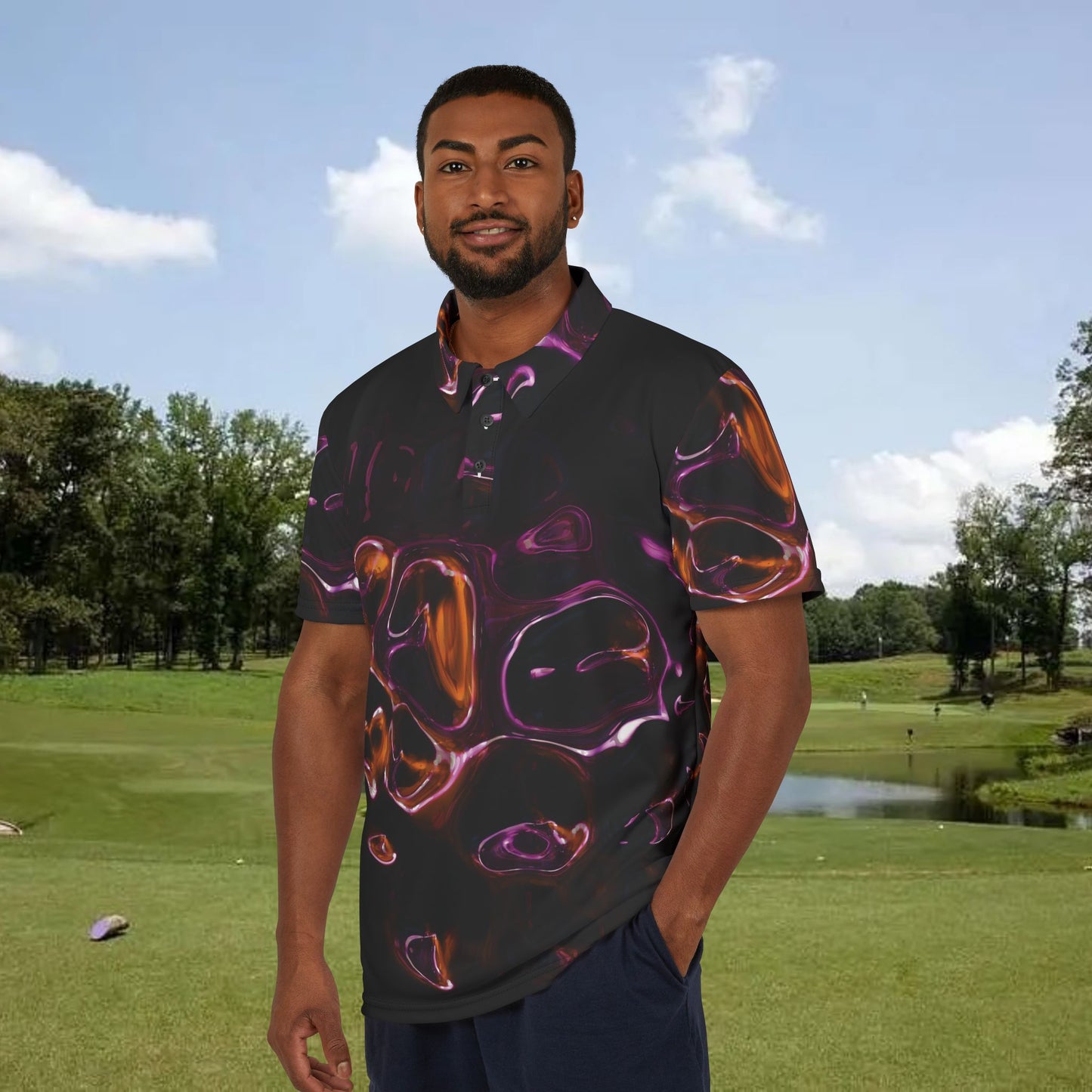 Phantom Orbit Performance Golf Polo