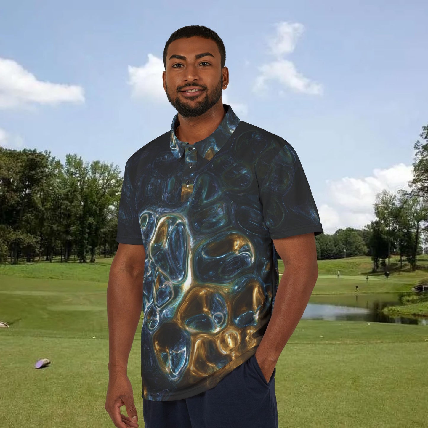 Phantom Orbit Performance Golf Polo