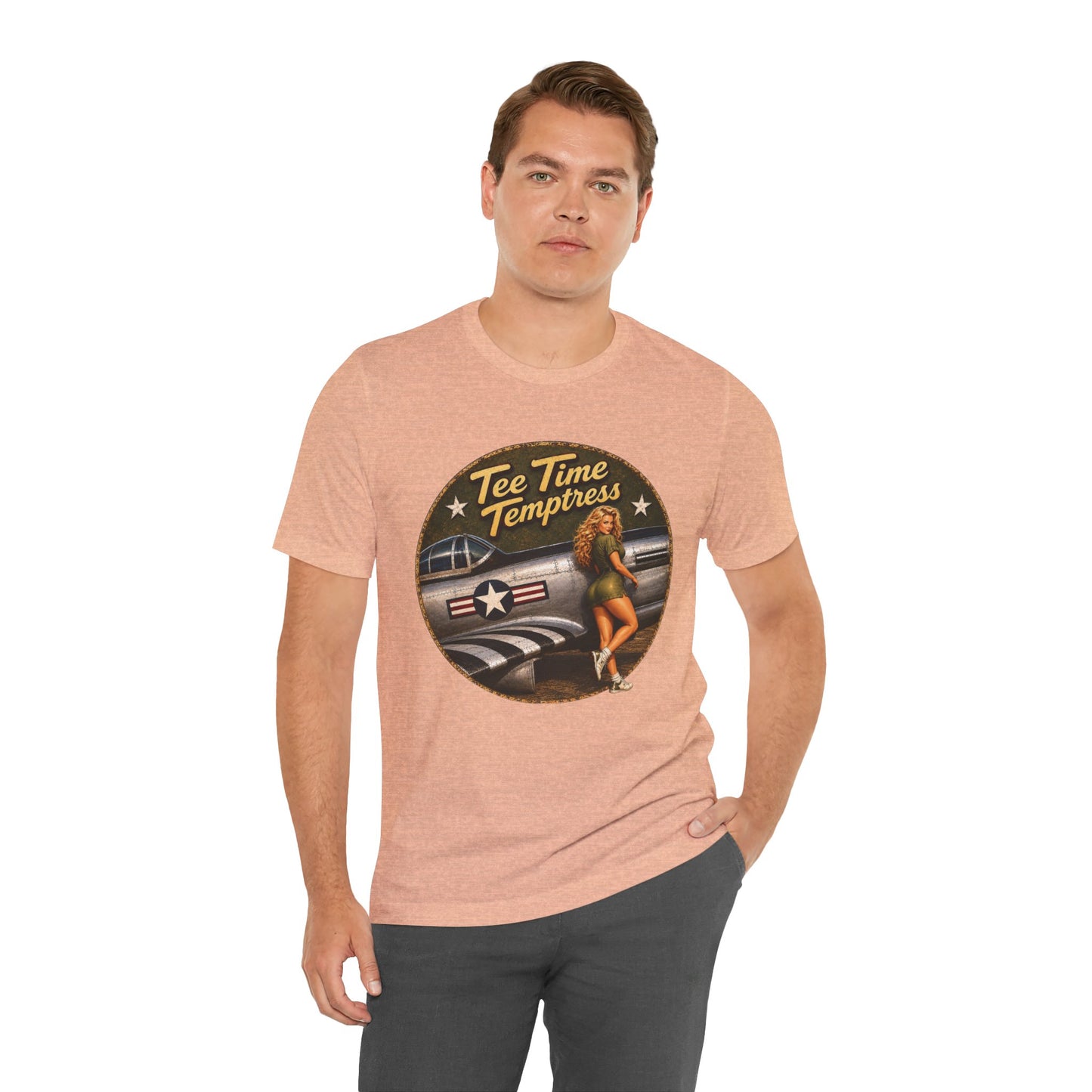Tee Time Temptress Vintage Pin-Up Tee