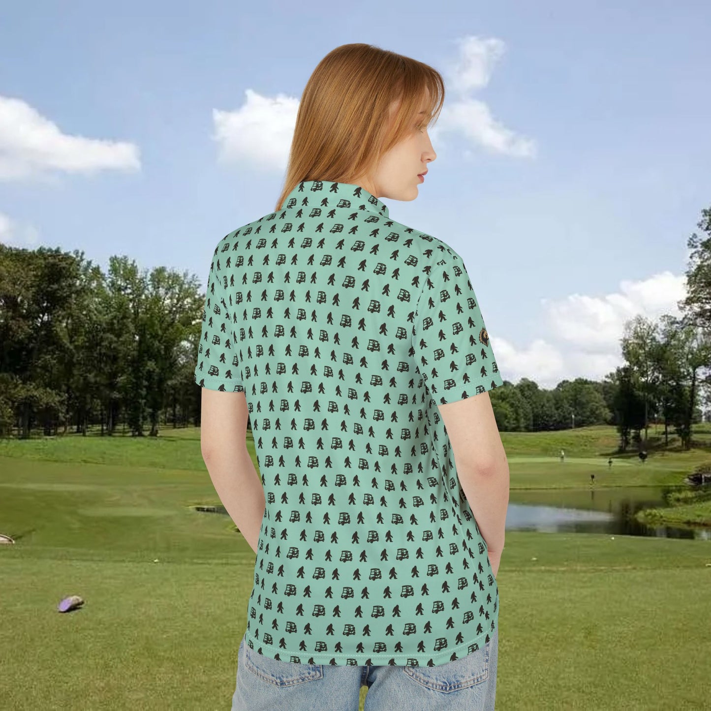 Classic Sasquatch Performance Golf Polo Shirt