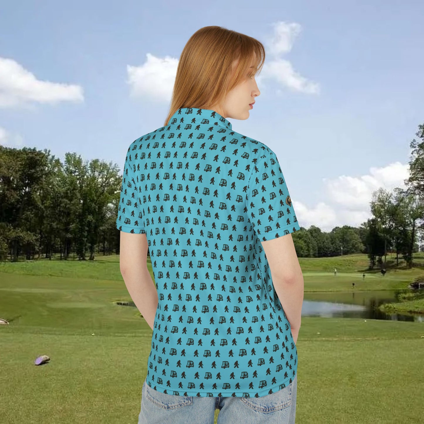 Classic Sasquatch Performance Golf Polo Shirt