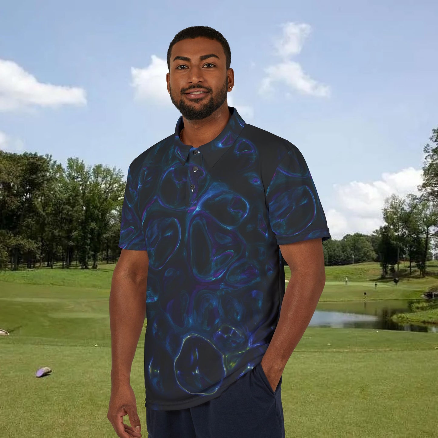 Phantom Orbit Performance Golf Polo