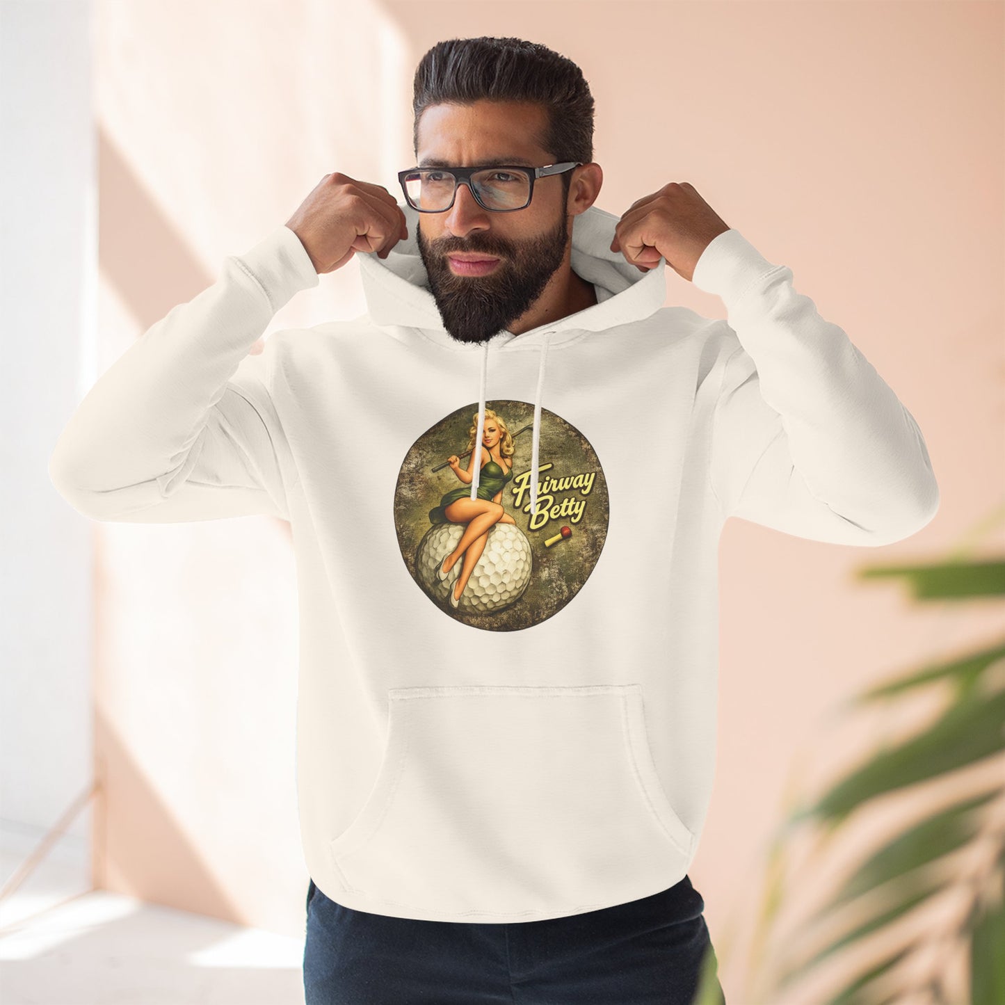 Fairway Betty Vintage Pinup Hoodie