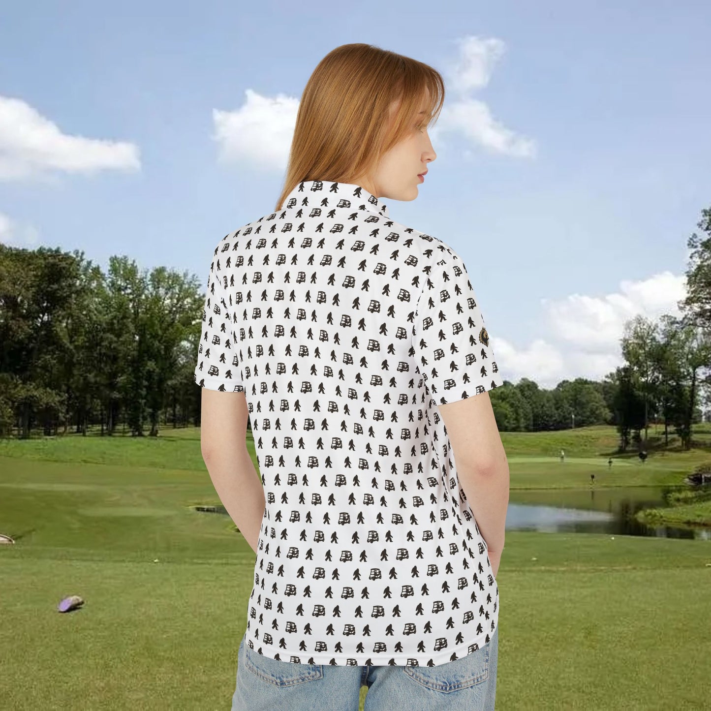 Classic Sasquatch Performance Golf Polo Shirt