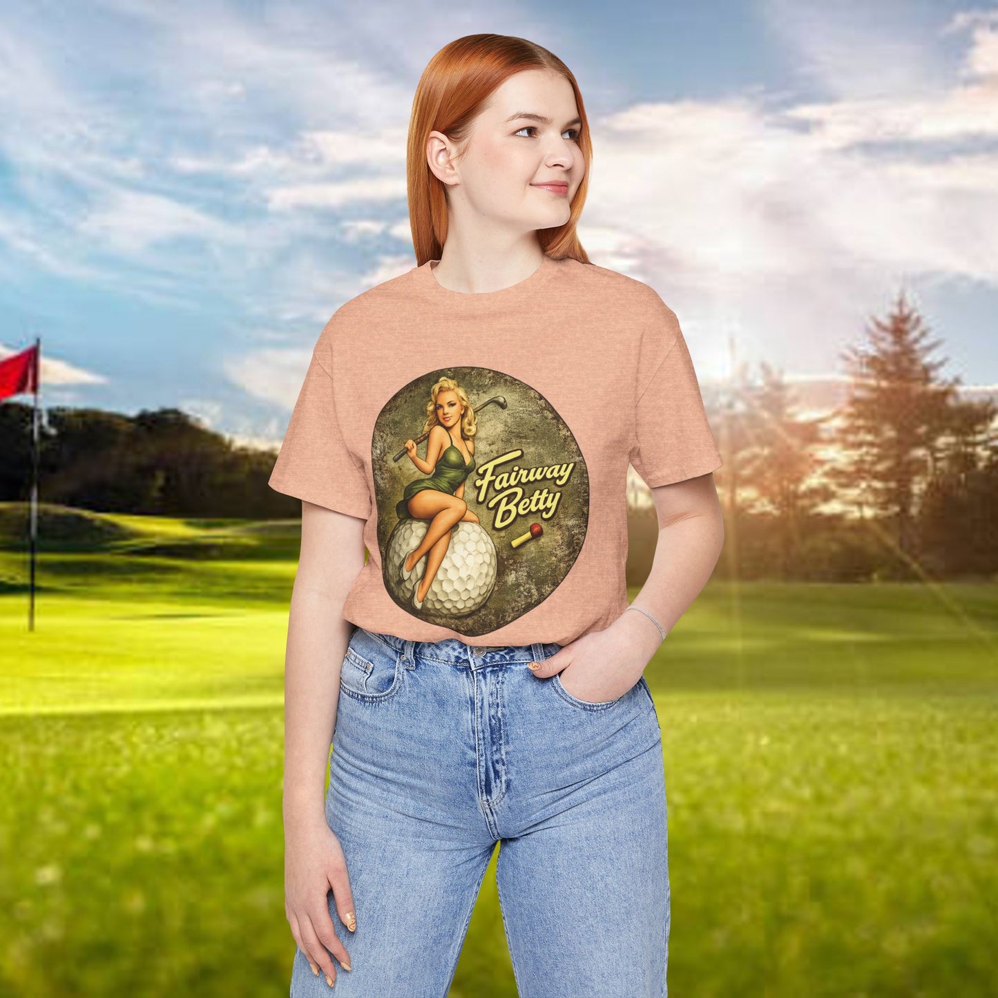 Fairway Betty Vintage Pin-Up Tee