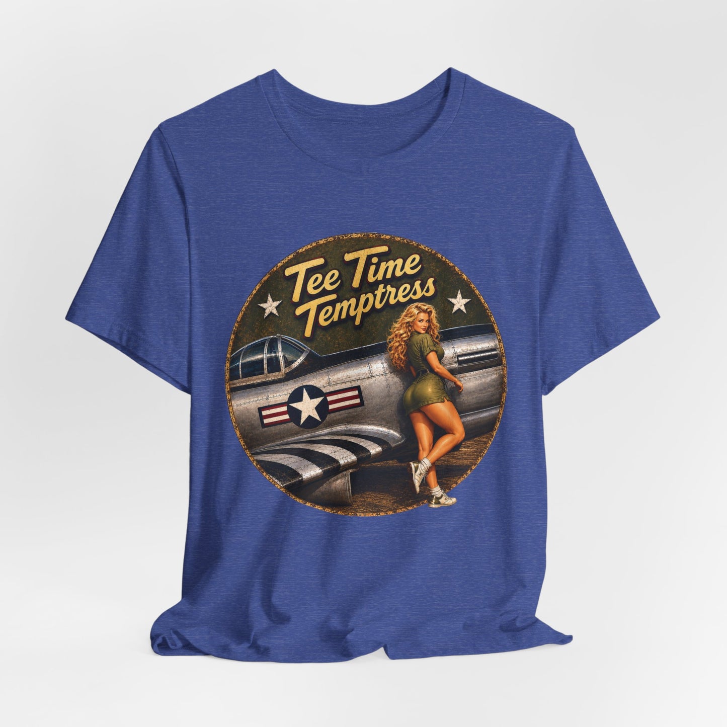 Tee Time Temptress Vintage Pin-Up Tee