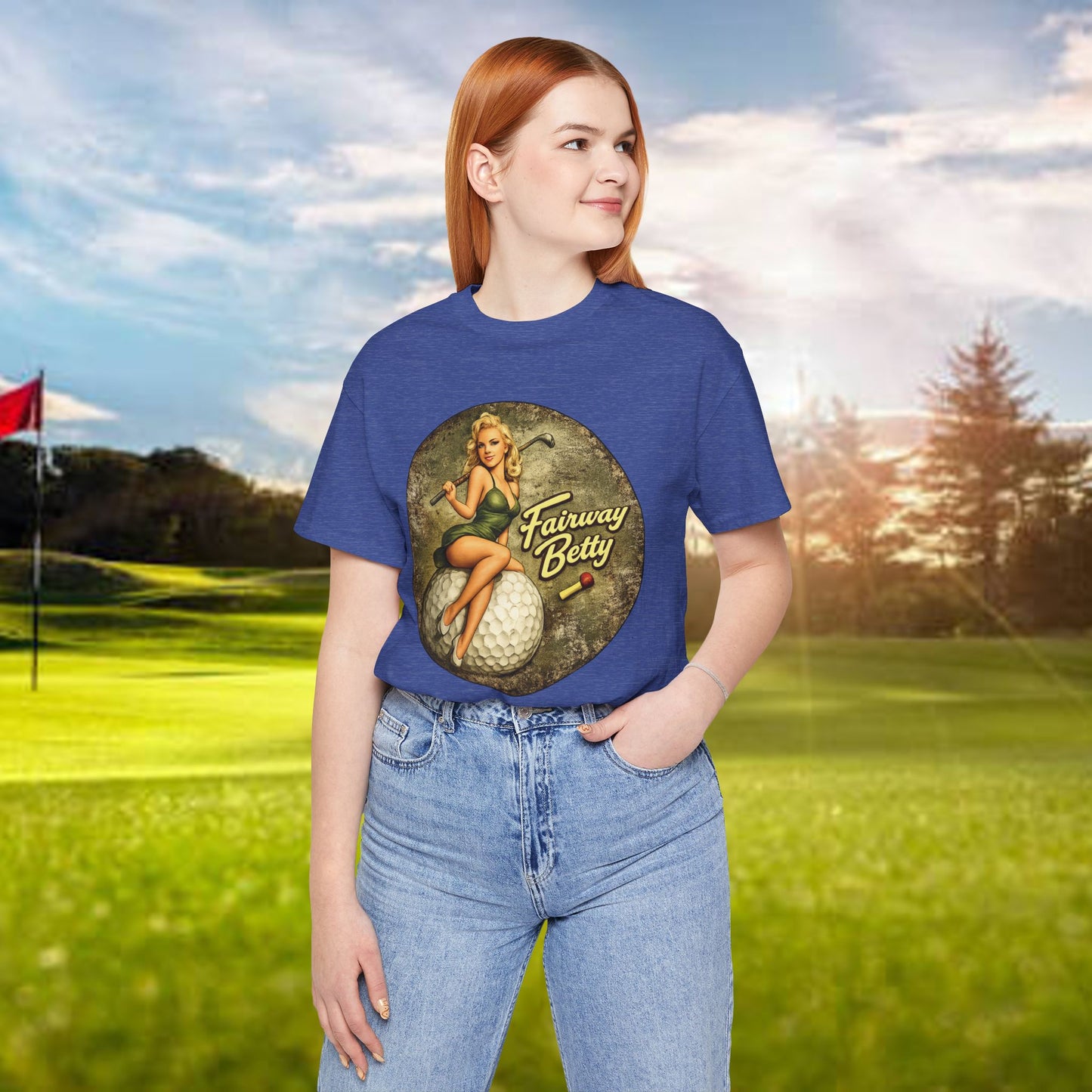 Fairway Betty Vintage Pin-Up Tee