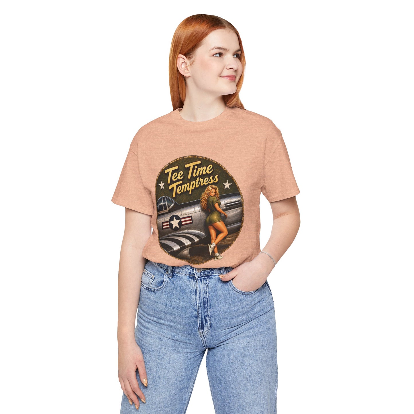 Tee Time Temptress Vintage Pin-Up Tee