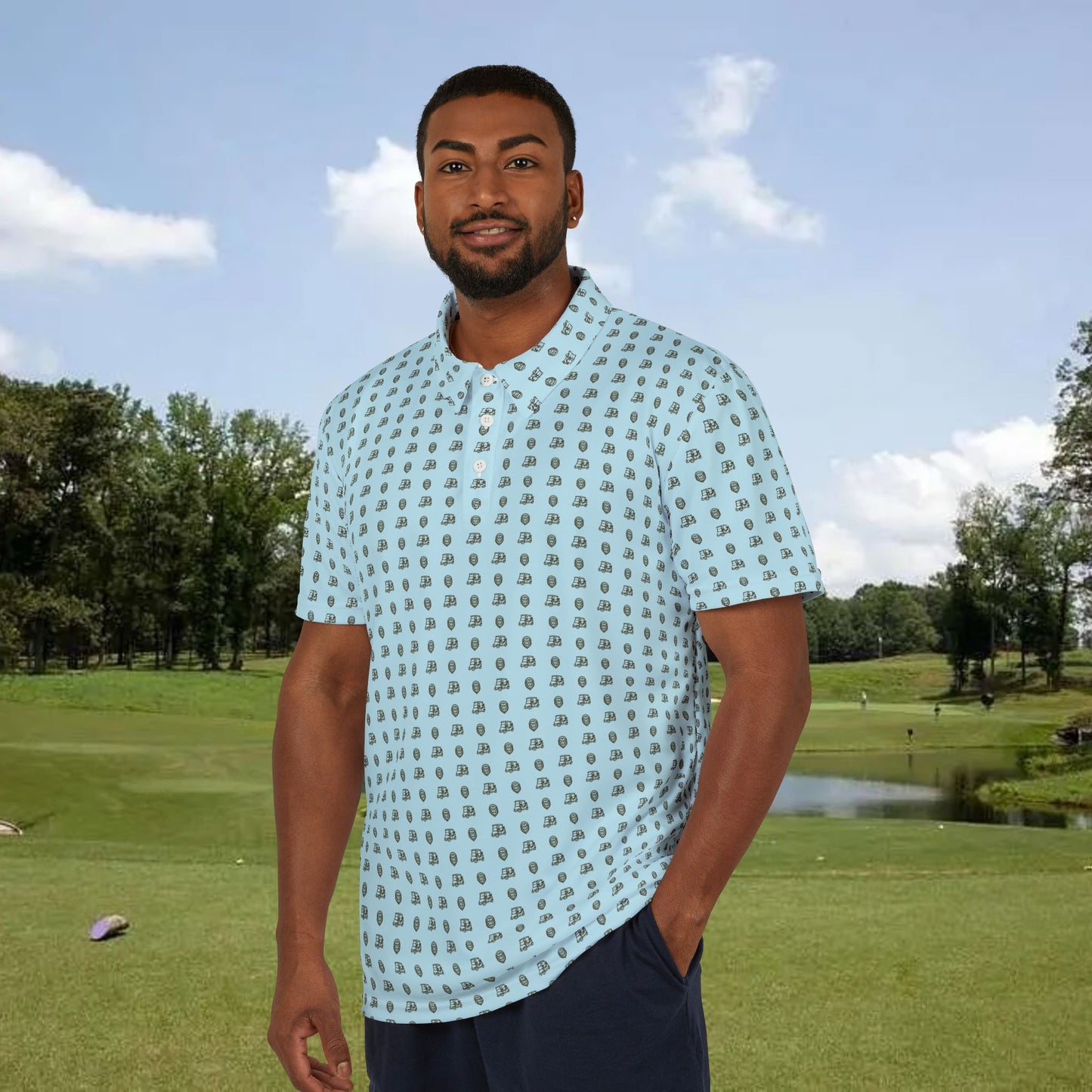 Classic Sasquatch Performance Golf Polo Shirt